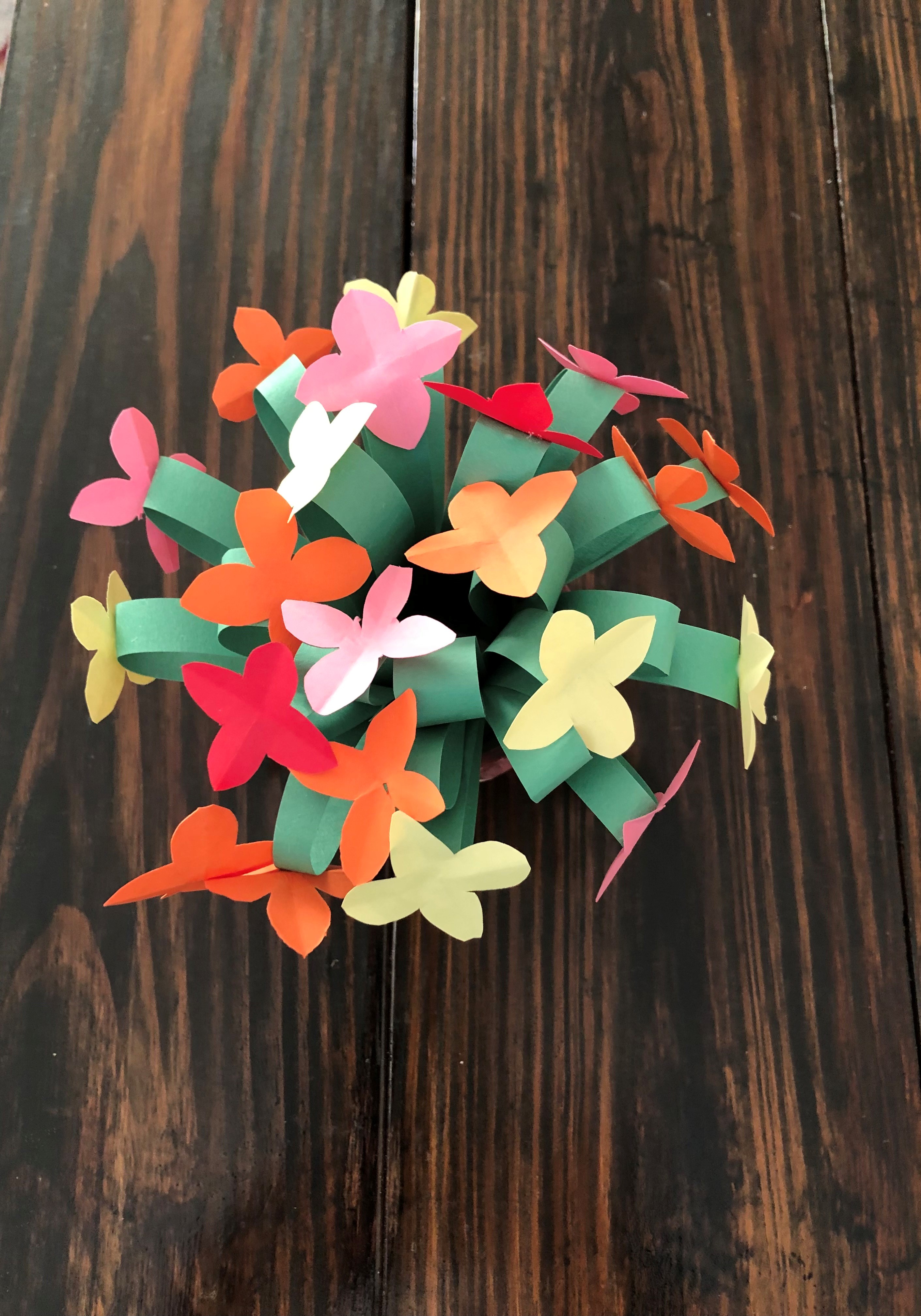 Mother's Day flower bouquet craft